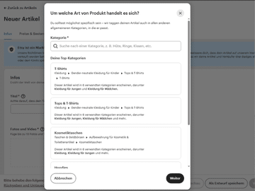 etsy listing erstellen